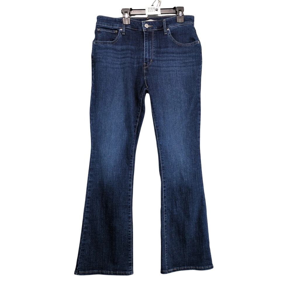 Levi's 725 High Rise Bootcut Jeans Womens 31x29.5 Dark Wash Stretch Denim Casual